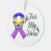 Lint bladerkanker voor mijn heleboel keramisch ornament (Links)