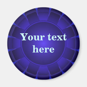 Lint blauw legen om aan te passen magneet