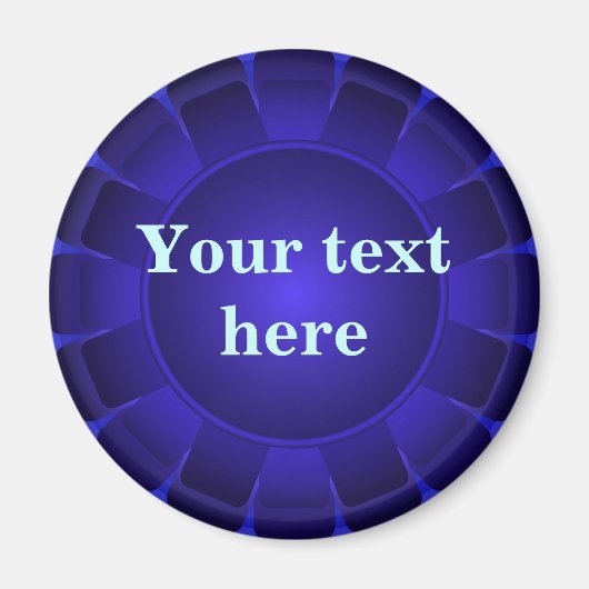 Lint blauw legen om aan te passen magneet (Voorkant)