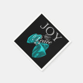 Lint Blauwe vreugde Vrede Servetten (Hoek)