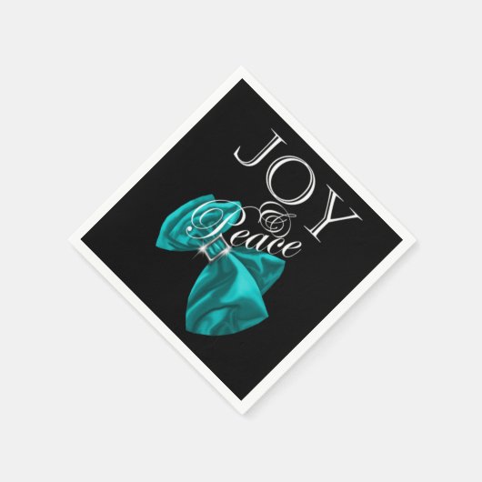 Lint Blauwe vreugde Vrede Servetten (Hoek)