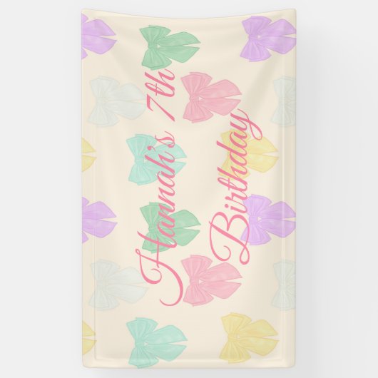  lint boog illustratie spandoek (Verticaal)