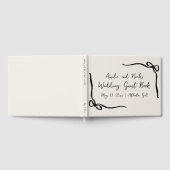 Lint boog moderne elegante bruiloft gastenboek (Volledig)