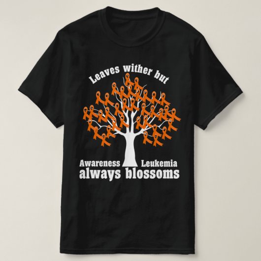 Lint Boom Aml Leukemie Bewustheid T-shirt (Design voorkant)