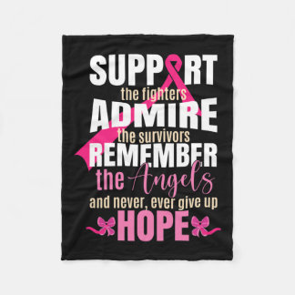 Lint borstkankerbewustzijn fleece deken