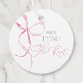 Lint Bruidscadeau Favoren Labels (Voorkant)