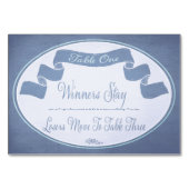  lint Bunco tafel Kaart #1 (Achterkant)