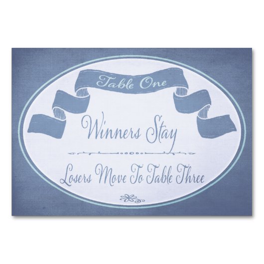  lint Bunco tafel Kaart #1 (Voorkant)