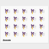 Lint Coquette Afstudeerfeest Favor Sticker (Vel)