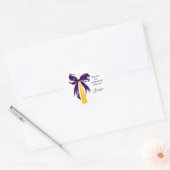 Lint Coquette Afstudeerfeest Favor Sticker (Envelop)
