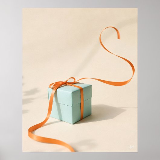 Lint Curve Gift Box Poster (Voorkant)