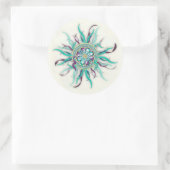 Lint Dharma Wheel Mandala Sticker (Tas)