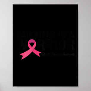 Lint Dochter Van Een Krijger Borstkanker Bewustzij Poster