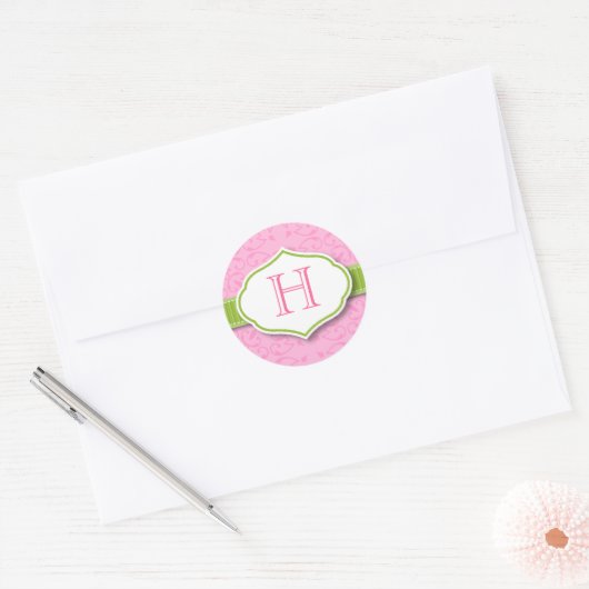 Lint en Afdichting Monogram Sticker (Envelop)