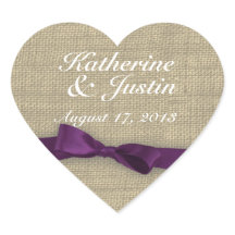 Lint en Burlap Heart