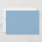 Lint en Polka Dots Bedankt Flat Kaart (Achterkant)