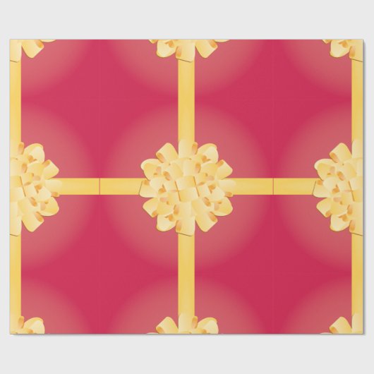 Lint en strik inpakpapier (Vlak)