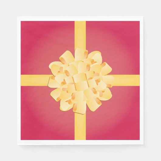 Lint en strik papieren servetten (Voorkant)