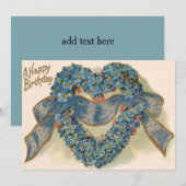 Lint Forget Me Not Lint Bloem (Voorkant / Achterkant)