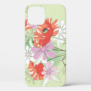 Lint gebonden papaver: Daisy boeket. Case-Mate iPhone Case