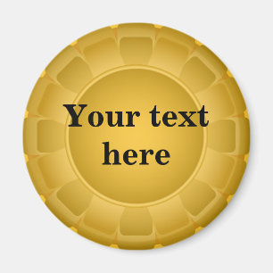 Lint gele lek om aan te passen magneet