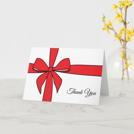 lint geschenk lint bedankt kaart (Gele Bloem)