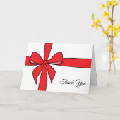 lint geschenkdoos bedankt kaart (Gele Bloem)