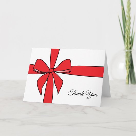 lint geschenkdoos bedankt kaart (Voorkant)