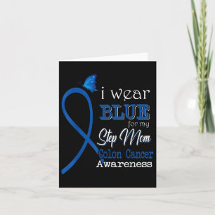 Lint Ik Draag Blauw Voor Stap Mama Colon Cancer Aw Kaart