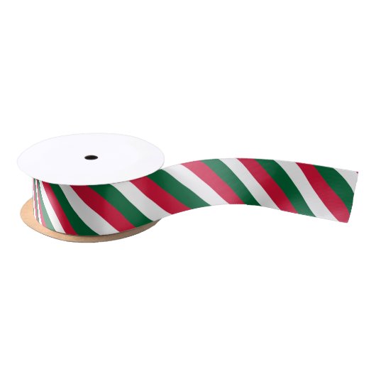 Lint in de kleuren wit, groen en rood (Spoel)