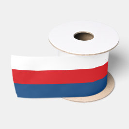 Lint in kleuren van de Tsjechische vlag, driekleur
