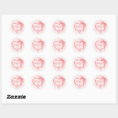 “Lint Je Hart” Ronde Sticker (Vel)