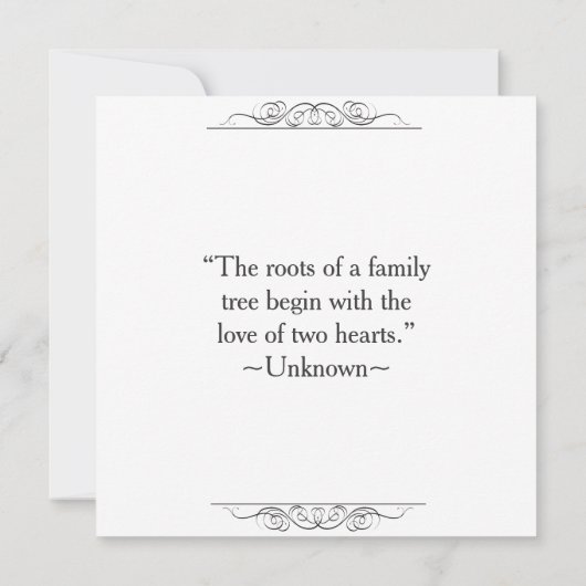 Lint Jongste Familie Reünie Prijzen Blauw Kaart (Achterkant)