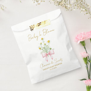 Lint Kamillezaadjes Baby Shower Bedankzakje