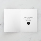 Lint Kerstboom Zakelijk Logo Vouwen Kaart (Binnen)