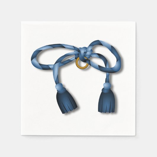 Lint knoop papieren servetten (Voorkant)