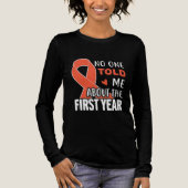 Lint Kunst voor Bewustwording Tri-Blend Shirt (Voorkant)