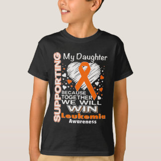 Lint Leukemie Bewustzijn Ondersteunt Mijn Dochter T-shirt