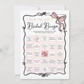 Lint lint Bruidsfeest Vind de gast BINGO Kaart (Voorkant)