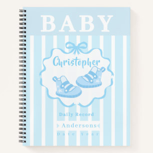 Lint lint het is een jongen baby dagelijkse regist notitieboek