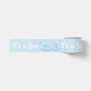 Lint lint het is een jongen baby schoen blauwe lin