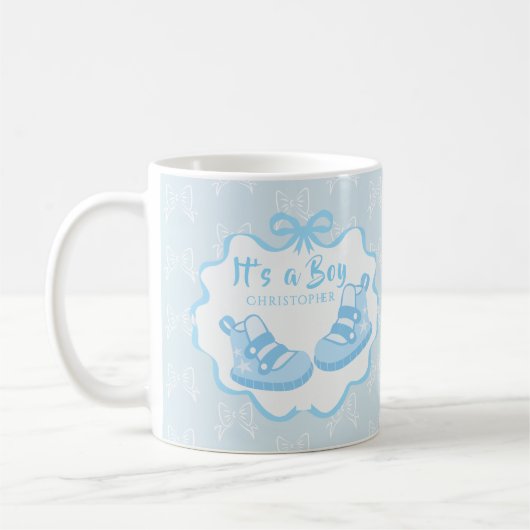 Lint lint het is een jongen koffiemok (Links)