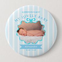 Lint lint pasgeboren babyjongen knoop