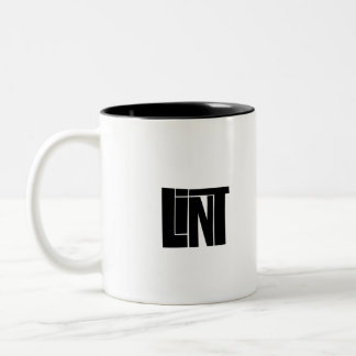 Lint Logo Apparel Tweekleurige Koffiemok