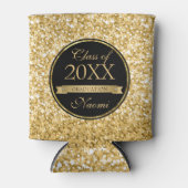 Lint met diamanten en glitter blikjeskoeler (Voorkant)