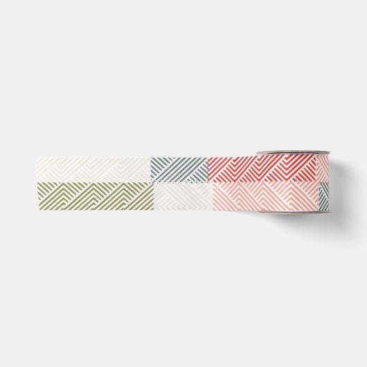 Lint met pastel lijnpatroon (Voorkant)