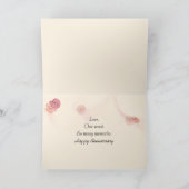 Lint op oude letters door venster kaart (Binnen)