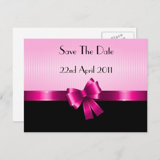 Lint Opslaan van de datum briefkaart (Voorkant / Achterkant)