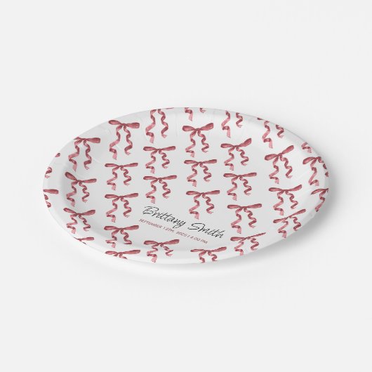 Lint papieren bordje (Gekanteld)