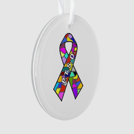 Lint-PTSD-versiering veroorzaken Ornament (voorkant)